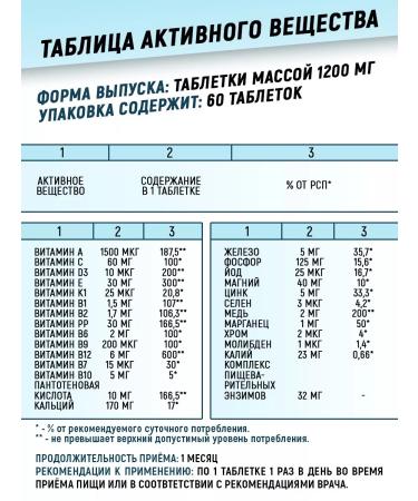 aTech nutrition Multivitamins vitamins dietary supplement 60 dietary supplements - Buy Online on GoSupps.com