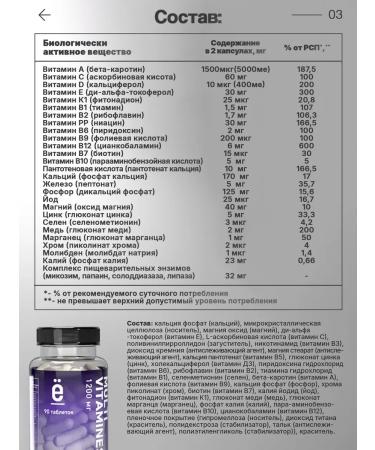 Yobaton Dietar multivitamins for immunity - Buy Online on GoSupps.com