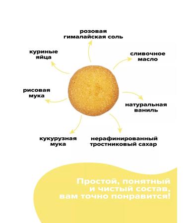 Vanilla cookies without gluten - Buy Online on GoSupps.com