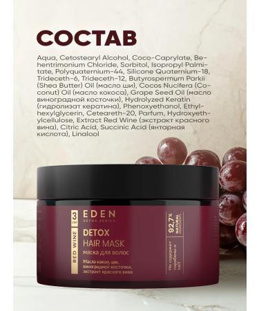 EDEN Hair mask restoring with keratin 250 ml - Buy Online on GoSupps.com