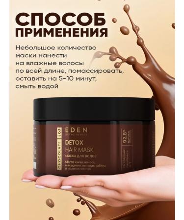 EDEN Mask for hair is nutritious with keratin and peptides 250 ml - Buy Online on GoSupps.com
