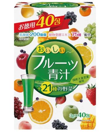 YUWA Aodziru with lactic acid bacteria fruity taste 40stics - Buy Online on GoSupps.com