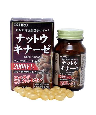 Orihiro NATTOKINAZ 60 cap for the heart and blood vessels - Buy Online on GoSupps.com