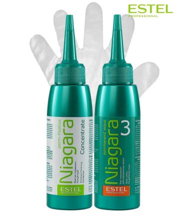 ESTEL Set for bio curls of dyed hair No. 3 2x100 ml - Buy Online on GoSupps.com