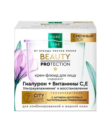 BeautyUP Facial Face Fluid Pure Line moisturizer 45 ml