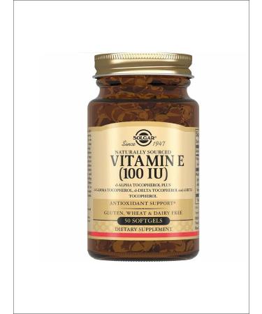 Solgar vitamin E 100 me capsules 100 pcs