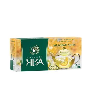 Princess of Java Green honey linden tea 4pcs 25 Pack - Buy Online on GoSupps.com