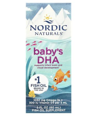 Nordic Naturals Dokosagexenic acid (DHG) with D3 1050 mg 60 ml - Buy Online on GoSupps.com