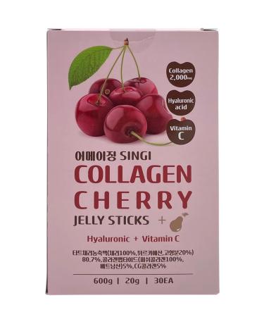 SINGI Collagen jelly Collagen Cherry Jelly Sticks