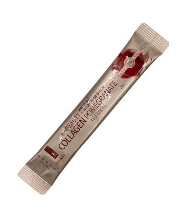 Jinskin Jelly with collagen Collagen Pomegranate Jelly Sticks - Buy Online on GoSupps.com