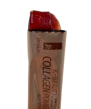 Jinskin Jelly with collagen Collagen Pomegranate Jelly Sticks - Buy Online on GoSupps.com