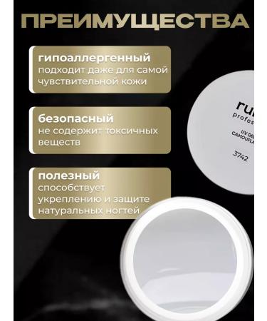 RUNAIL Nail modeling gel is transparent single -phase 56 ml - Buy Online on GoSupps.com
