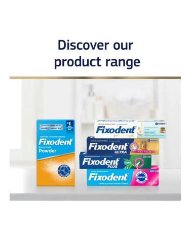 Fixodent Glue for fixing dentures Pure Strength - Buy Online on GoSupps.com