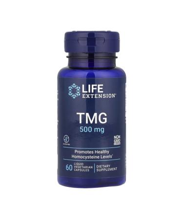 Life extension TRIMH TMG TMG TMG 500 mg 60 capsules - Buy Online on GoSupps.com