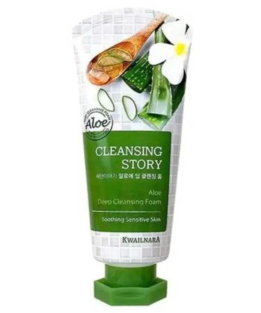 WELCOS Kwailnara Cleansing Story Foam for washing with Aloe 120g