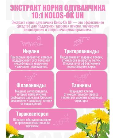 Kolos-Ok UltraHealthy Roots of burdock and dandelion in capsules - Buy Online on GoSupps.com