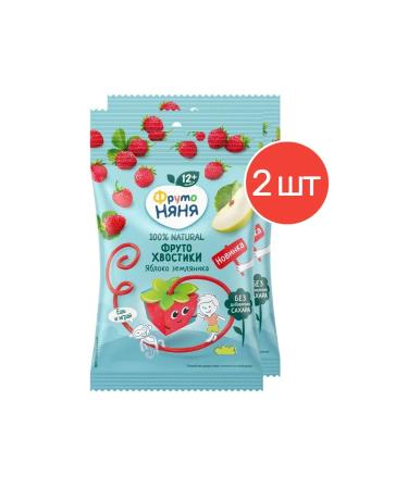 Frutonyanya Fruit pieces with apple and strawberry 15g 2 pcs