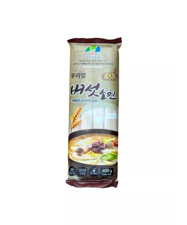 Woorimil Wheat noodles with mushroom taste pack 400 g