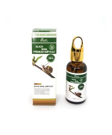 EKEL Ampoule face with mucin of black snail 30g