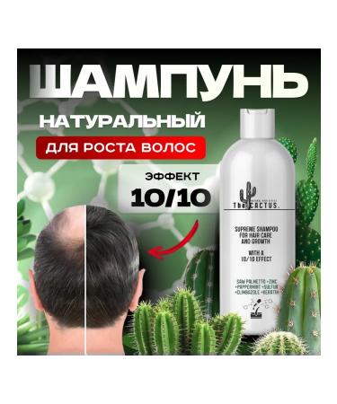 THE CACTUS EFFECT Shampoo for hair growth and from baldness The Cactus