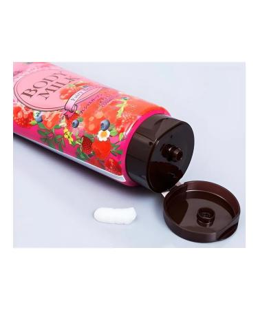 KOSE Body milk with oils aroma of ripe berries 200 ml - Buy Online on GoSupps.com