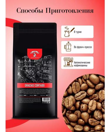 GRACIAS coffee Gracias Cortado coffee set of 10 packs of 1 kg - Buy Online on GoSupps.com