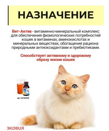 Vit-Active A complex of vitamins for cats Formula Health 5 U - Buy Online on GoSupps.com