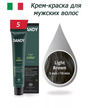 Dandy Light Brown 5 Hair Cream Male 60ml