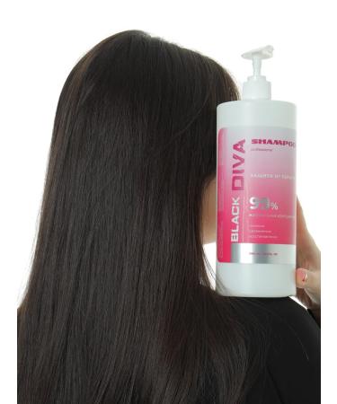 Black Diva Women's professional hair shampoo 1000 ml - Buy Online on GoSupps.com