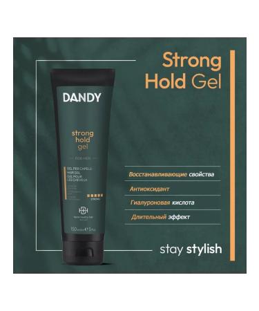 Dandy Male modeling hair gel strong fixation 150ml - Buy Online on GoSupps.com