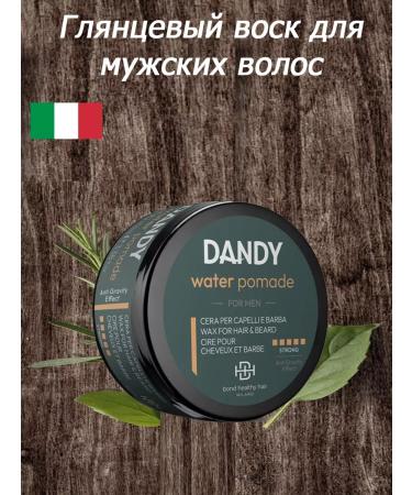 Dandy Water glossy wax for men's hair and beards 100ml