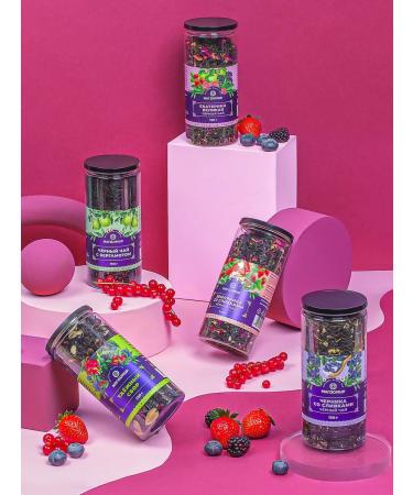 Magdomir Black Assam "Strawberry with Cream" Gift 140 g - Buy Online on GoSupps.com