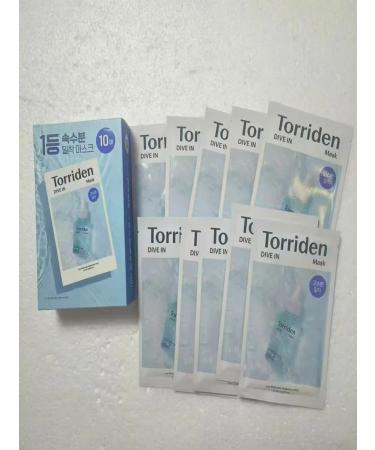 Torriden Moisturizing mask with hyaluronic acid (10 pieces) - Buy Online on GoSupps.com
