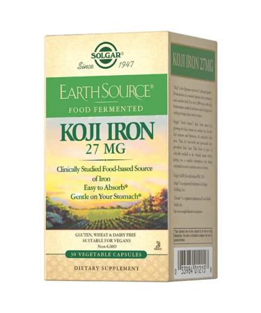 Solgar iron 27 mg 30 capsules - Buy Online on GoSupps.com