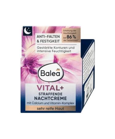 Balea Night Cream Vital+ for mature skin 50 ml 2pcs - Buy Online on GoSupps.com
