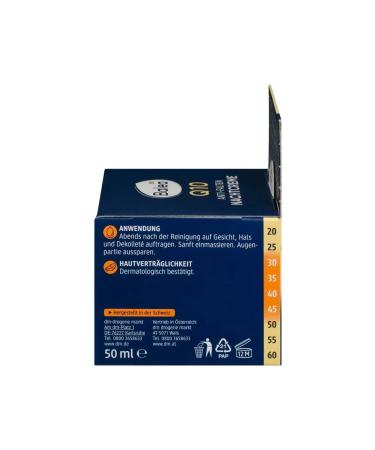 Balea Night cream for face with Q10 against wrinkles 50 ml 2 pcs - Buy Online on GoSupps.com