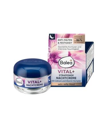 Balea Night cream Vital+ for mature skin 50 ml 1pc - Buy Online on GoSupps.com