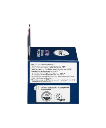 Balea Night cream Vital+ for mature skin 50 ml 1pc - Buy Online on GoSupps.com