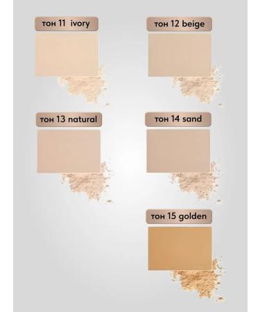 EVELINE Velvety compact powder Beauty Line tone 15 Golden - Buy Online on GoSupps.com