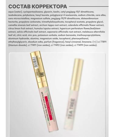 EVELINE Toutful concealer Corrector for the face TEA TREE tone 05 - Buy Online on GoSupps.com