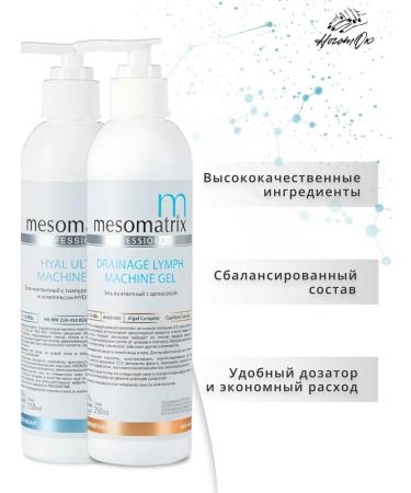 MESOMATRIX Gels for microcurrents EMS phonophoresis set 2x250 ml - Buy Online on GoSupps.com