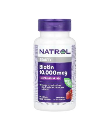 Natrol BIOTIN 10 000 mcg 60 tablets