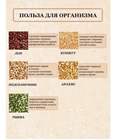 Tsar's seasoning A mixture of seed with peanuts superfood without sugar and salt 260 g - Buy Online on GoSupps.com