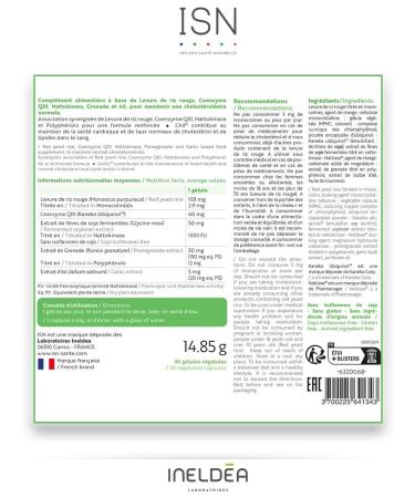 Ineldea Sante Naturelle Dietary supplements decrease in cholesterol with coenzyme Q10 cholestil 30 pcs - Buy Online on GoSupps.com