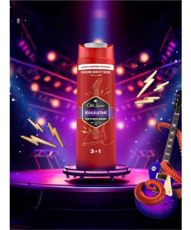 Old Spice Shower gel + rockstar shampoo 400ml - Buy Online on GoSupps.com