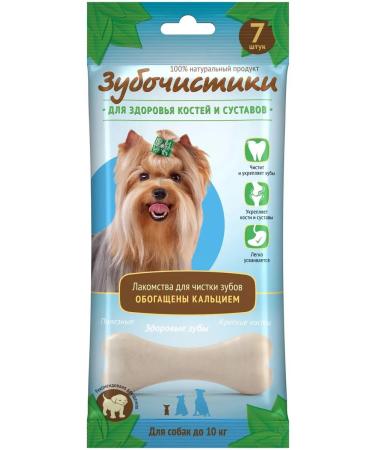 Toothpicks A treat for small dogs Calcium bones 60g 4 pcs - Buy Online on GoSupps.com