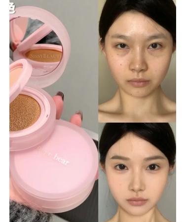 SissyBeauty Cushon for the face and powder Gege Bear 01 - Buy Online on GoSupps.com