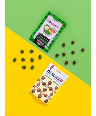 CHIKALAB Drage Mindal in white chocolate with a match without sugar 120g - Buy Online on GoSupps.com