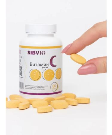 SIBVIO Vitamin C 5 active forms 900 mg 60 pcs - Buy Online on GoSupps.com