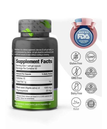 ORZAX Black cumin oil for immunity for gastrointestinal tract in capsules - Buy Online on GoSupps.com